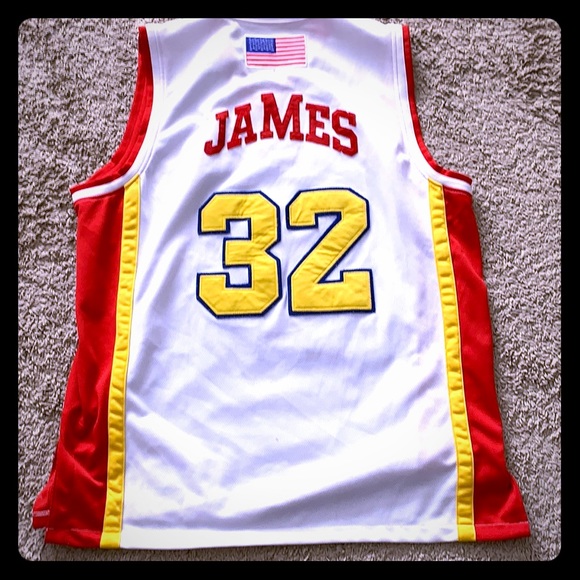 lebron james mcdonald's all american jersey